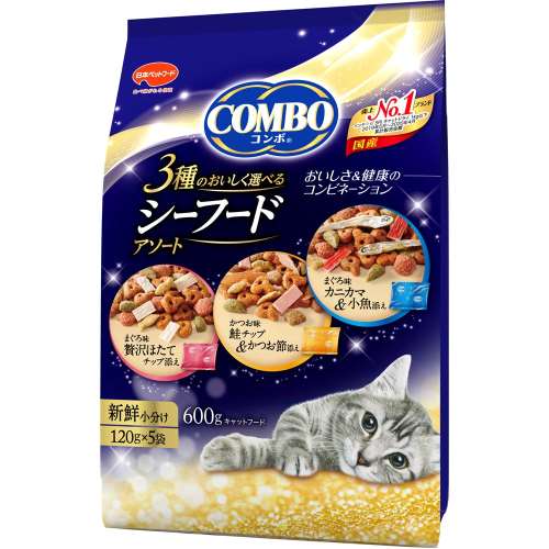 コンボキャット　シーフードアソート６００ｇ　×１２個セット