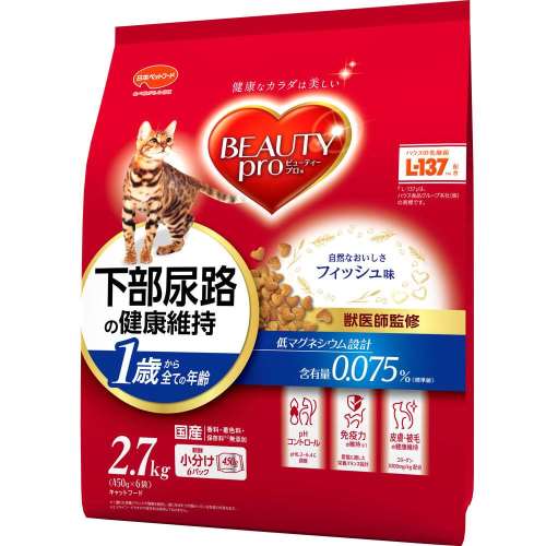 日本ペットフード　ビューティープロキャット　下部尿路２．７ｋｇ
