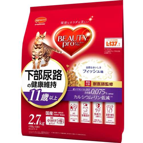 日本ペットフード　ビューティープロキャット　下部尿路１１歳２．７ｋｇ