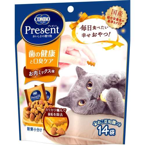 日本ペットフード　プレゼントおやつ　歯の健康お肉４２ｇ
