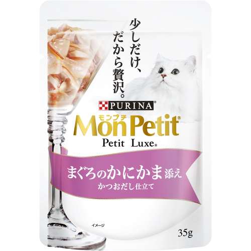 プチリュクス　パウチ　まぐろのかにかま添え　３５Ｇ　×４８個セット