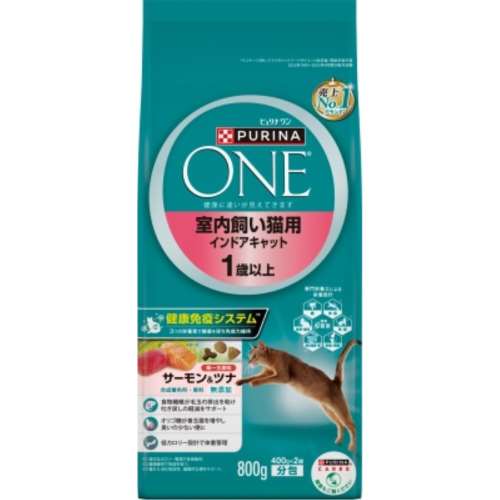 ネスレ日本　ピュリナワンＣＡＴ　室内　サーモン＆ツナ　８００ｇ