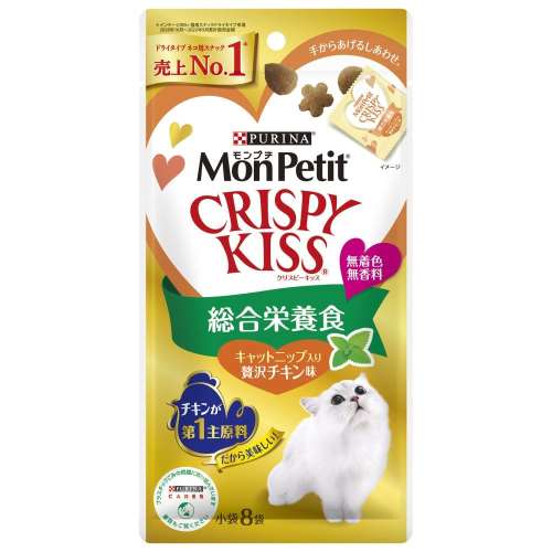 クリスピーキッス　総合栄養食 キャットニップ入り 贅沢チキン味　２４ｇ