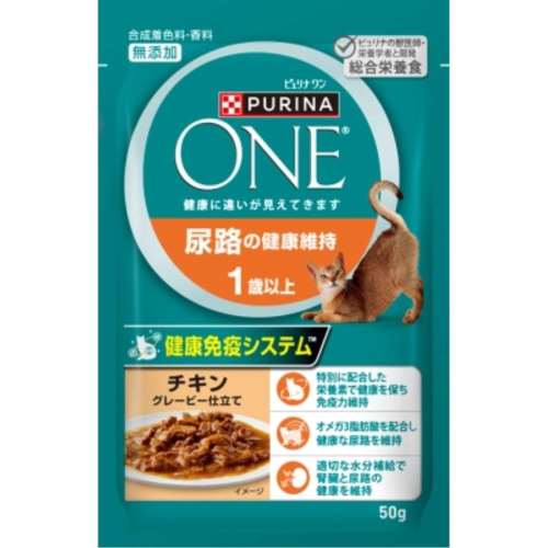 ネスレ日本　ピュリナワンＣパウチ　１歳以上　チキン５０ｇ