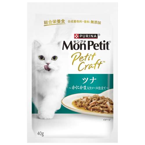 モンプチ　プチクラフト　ツナ　かにかま入りソース仕立て　４０ｇ