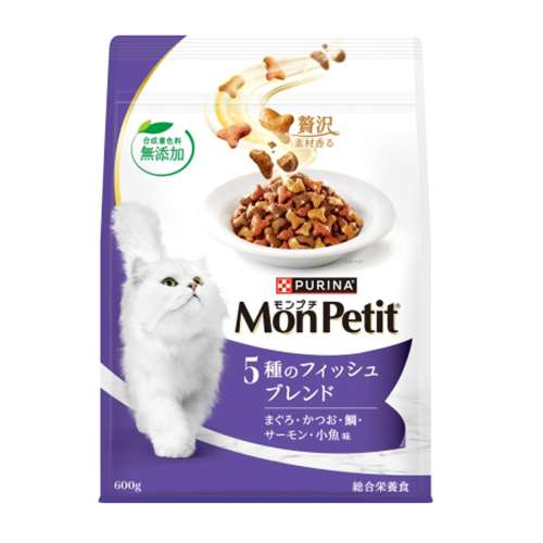 ネスレ日本　モンプチバッグ　５種フィッシュブレンド　６００ｇ
