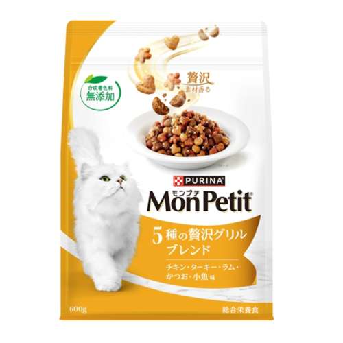 ネスレ日本　モンプチバッグ　５種贅沢グリルブレンド　６００ｇ