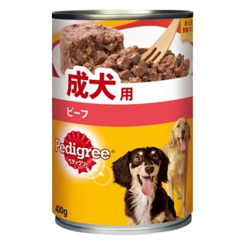 ぺディグリー ウェット缶 成犬用 ビーフ ４００ｇ