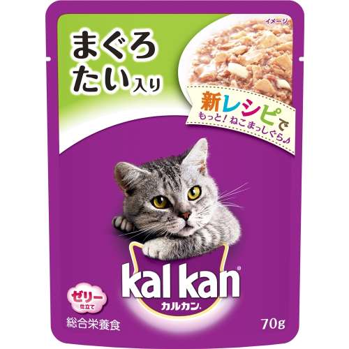 カルカン パウチ まぐろ たい入り ７０ｇ