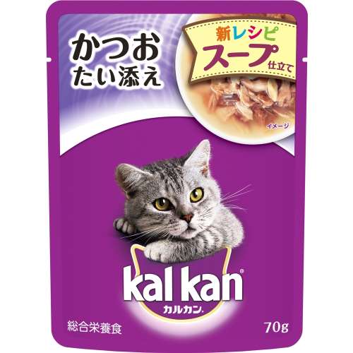 カルカン パウチ スープ仕立て かつおたい添え ７０ｇ