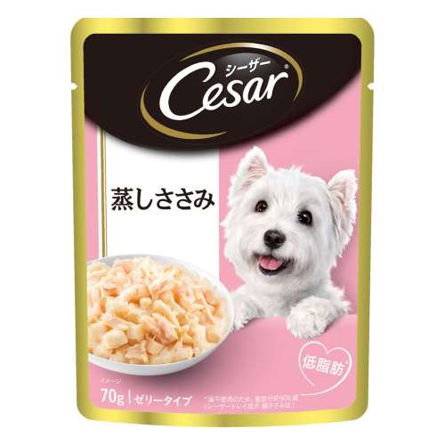 シーザーパウチ 蒸しささみ 成犬用 ささみ７０ｇ