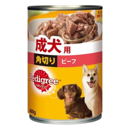 ペティグリー ウェット缶 成犬用 角切り ビーフ  ４００ｇ