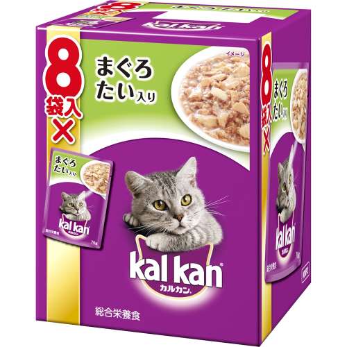 カルカン パウチ まぐろ たい入り ７０ｇ ８袋パック