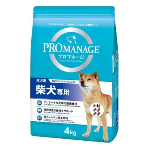 プロマネージ 成犬用 柴犬専用 ４ｋｇ ×３個セット