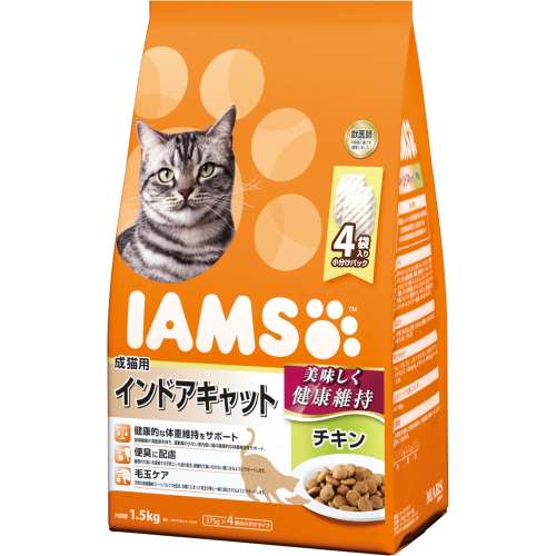 アイムス 成猫用 インドアキャット チキン １．５ｋｇ ×６個セット