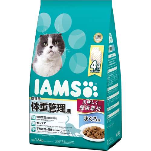 アイムス 成猫用 体重管理用 まぐろ味 １．５ｋｇ ×６個セット