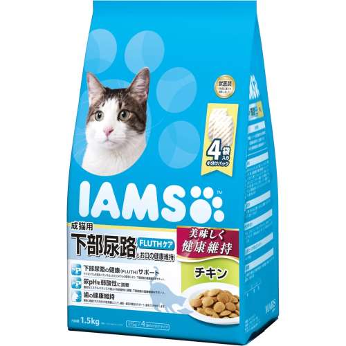 アイムス 成猫用 下部尿路とお口の健康維持 チキン １．５ｋｇ ×６個セット