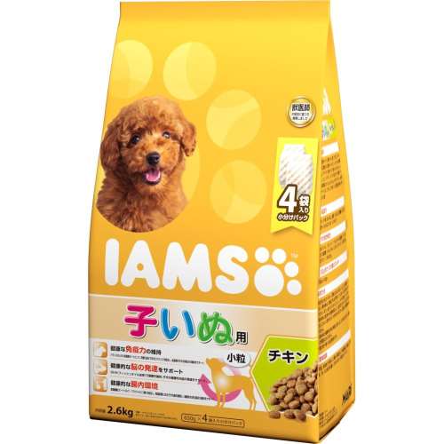 アイムス １２か月までの子いぬ用　チキン　小粒　２．６ｋｇ　×４個セット