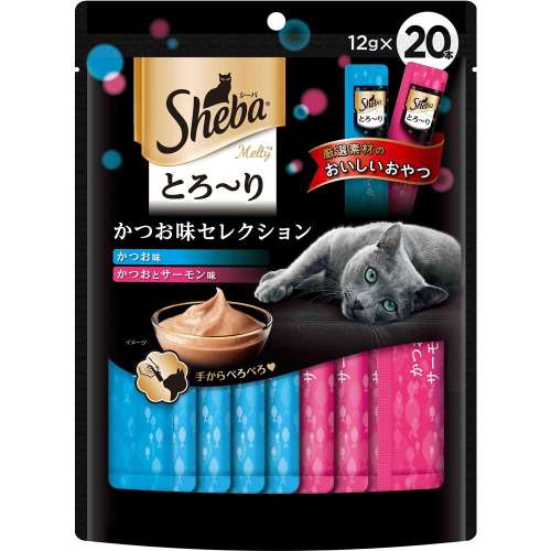 シーバ とろ～り メルティ かつお味セレクション １２ｇ×２０本