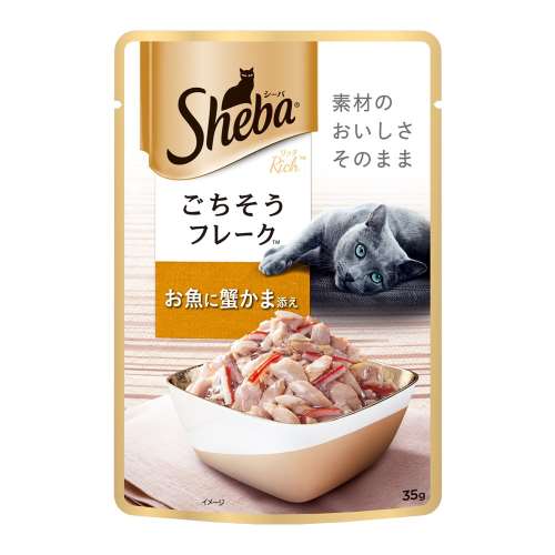 シーバ リッチ ごちそうフレーク お魚に蟹かま添え ３５ｇ