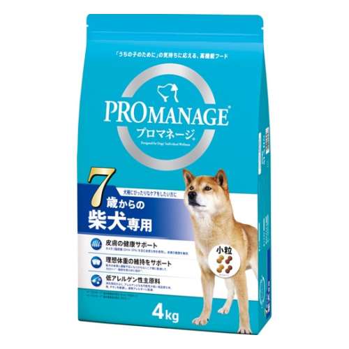 プロマネージ ７歳からの柴犬専用 ４ｋｇ ×３個セット