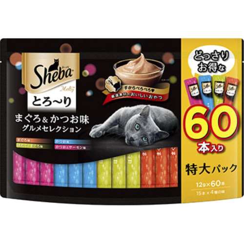 マースジャパンリミテッド　シーバメルティ　まぐろかつおセレクション６０Ｐ