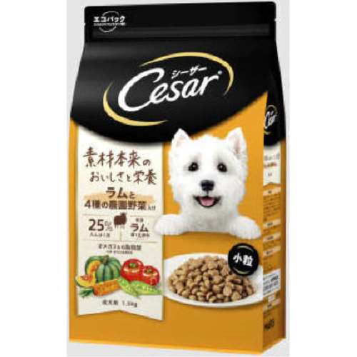 マースジャパンリミテッド　シーザードライ　成犬ラム野菜　小粒１．５ｋｇ