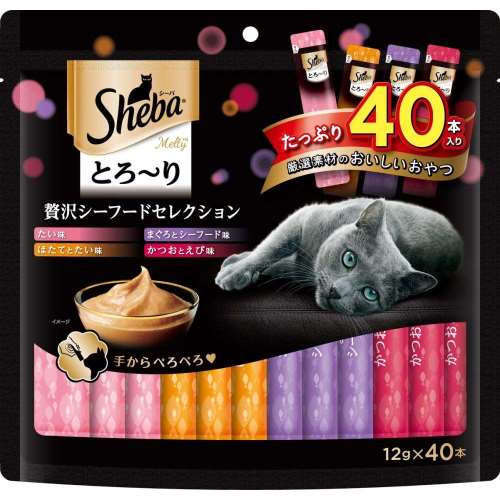 マースジャパンリミテッド　シーバメルティ　贅沢シーフード　１２ｇ×４０Ｐ