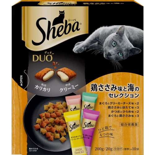 シーバ　デュオ　鶏ささみ味と海のセレクション　２００ｇ