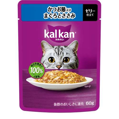 マースジャパンリミテッド　カルカンパウチ１Ｐ　かつお節入りまぐろとささみ