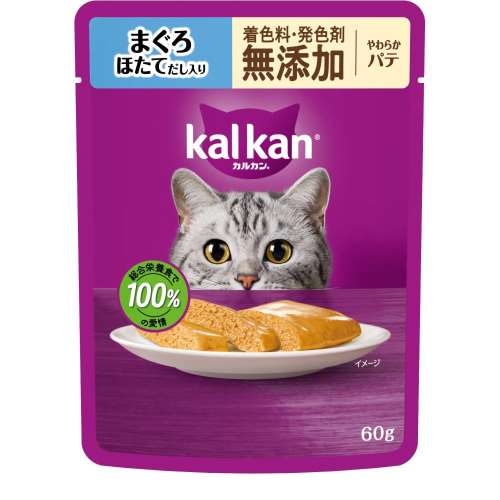 マースジャパンリミテッド　カルカンパウチ１Ｐ　無添加　まぐろ　ほたてだし