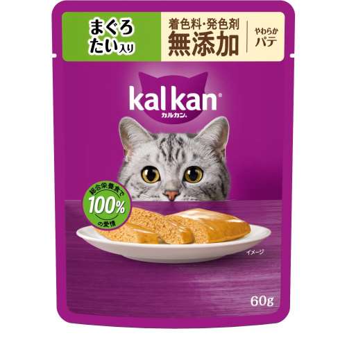 マースジャパンリミテッド　カルカンパウチ１Ｐ　無添加　まぐろ　たい