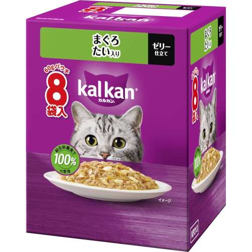 マースジャパンリミテッド　カルカンパウチ８Ｐ　まぐろ　たい
