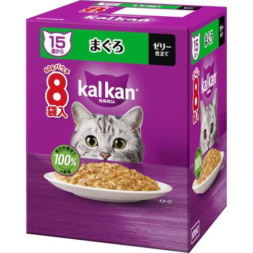 マースジャパンリミテッド　カルカンパウチ８Ｐ　１５歳から　まぐろ