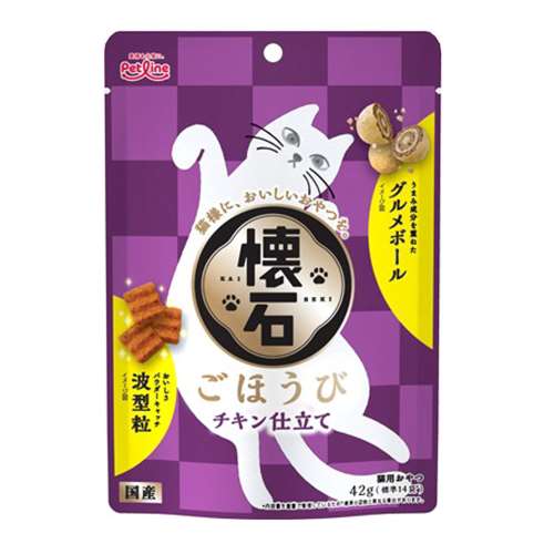 ペットライン 懐石ごほうび チキン 42g