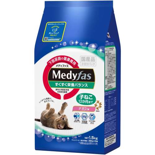 メディファス　12か月までの子猫用　チキン味　1.5kg　×６個セット