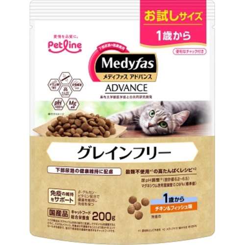 ペットライン　メディファスＡＤ　チキン＆フィッシュ２００ｇ