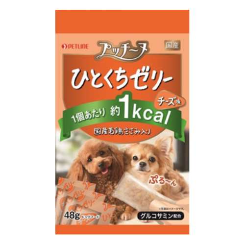 プッチーヌひとくちゼリー国産若鶏ささみ入りチーズ味４８ｇ