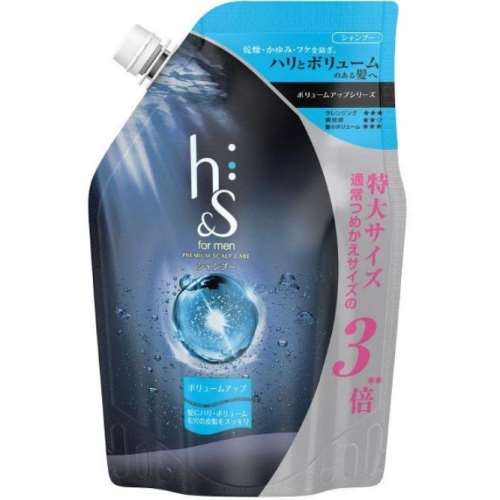 P&G エイチアンドエス フォーメン(h&s for men) ボリュームアップシャンプー詰替 超特大 ９００ｍｌ