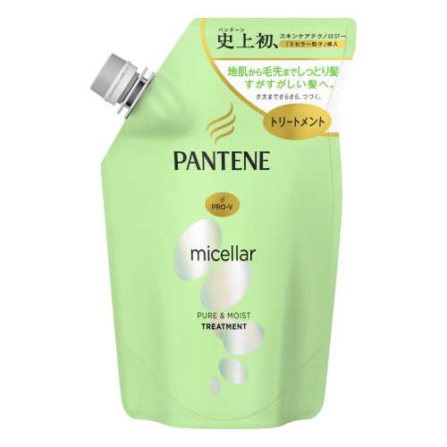 P&G　パンテーン　ミセラーシリーズ　ピュア＆モイスト　トリートメント 詰替