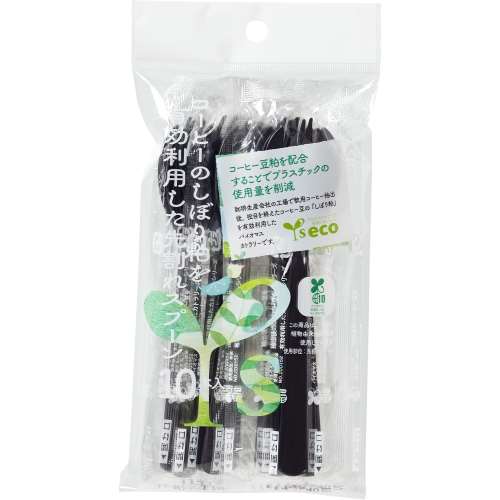やなぎプロダクツ　先割れスプーン　Ｙｓ　ｅｃｏ　コーヒーバイオ　１０本入