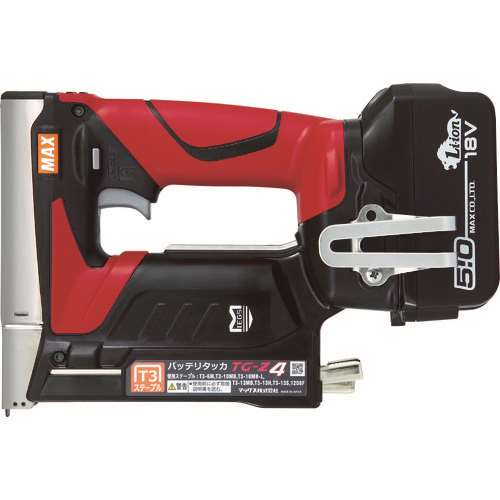 ＭＡＸ　バッテリタッカセット　１８ボルト　５．０アンペアセット　ティ３ステープル用 TGZ4BC1850A