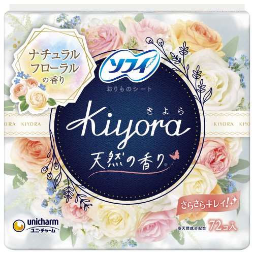 ユニ・チャーム　ソフィ Kiyora(きよら)　ナチュラルフローラル　７２枚