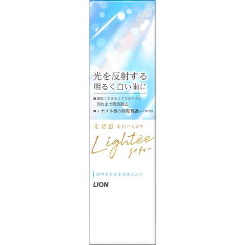 Lightee ハミガキ ホワイトシトラスミント 100g