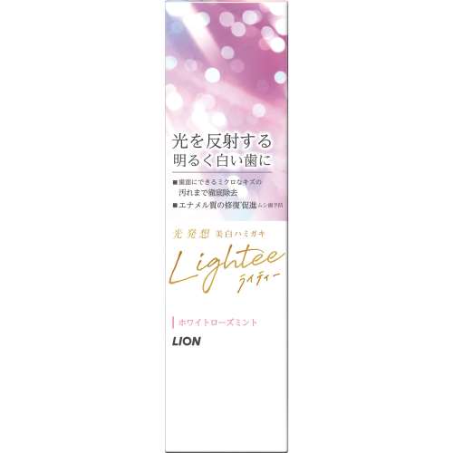 Lightee ハミガキ ホワイトローズミント 100g