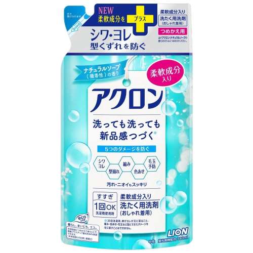 ライオン　アクロン替　ナチュラルソープ３８０ｍｌ