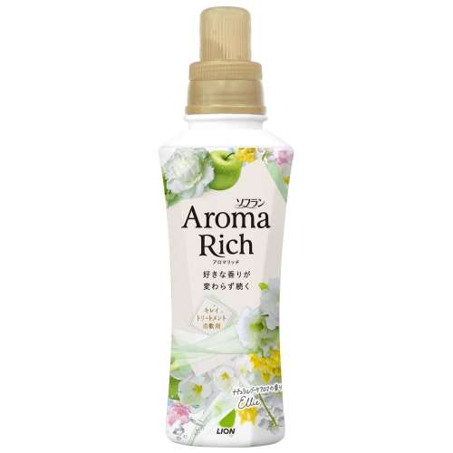 ライオン ソフラン　アロマリッチ　エリー　ナチュラルブーケアロマの香り　本体 480ml