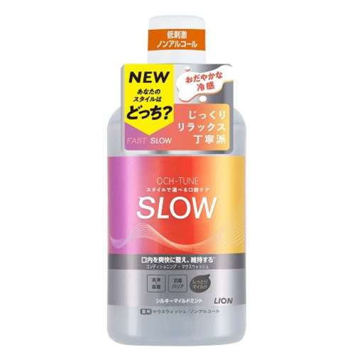 ライオン　ＯＣＨ‐ＴＵＮＥマウスウォッシュＳＬＯＷシルキーマイルドミント　６００ｍｌ