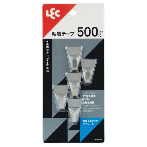 レック　粘着ミニフック　ステンレス　耐荷重５００ｇ