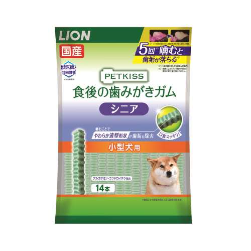 ＰＥＴＫＩＳＳ食後の歯みがきガム　シニア　小型犬用　１４本